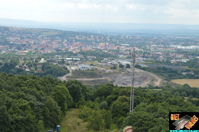 Haldenbesteigung Höhe Linde 08.2014