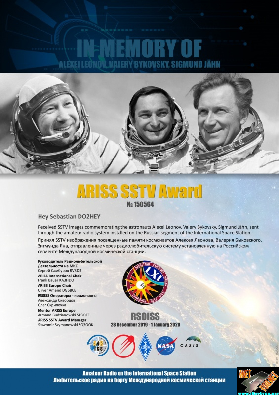 SSTV Bild der ISS Expedition 61_10